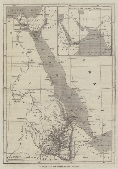 アビシニアと紅海の海岸 作： John Dower